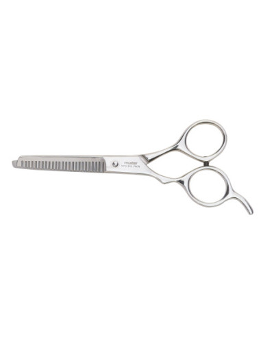 Thinning scissors 5.5", 25 tooth, stainless steel, shock-absorber