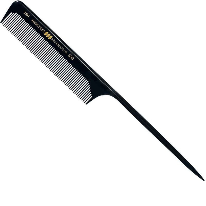 Comb № 186-533.|Ebonite 19.7 cm|For hair separation