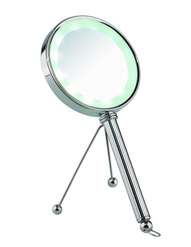 Mirror Vaduz with LED light and 3 * magnification, 13cm