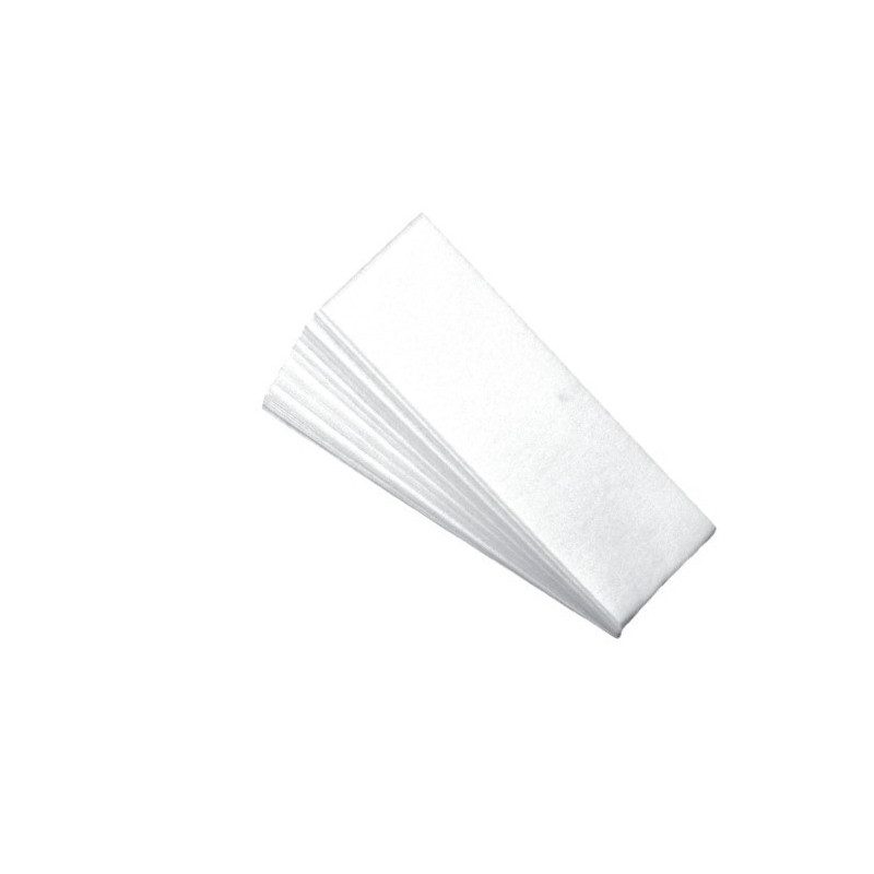 Depilatory paper, cut (10 pieces/pack), white
