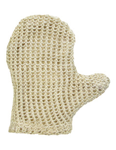 Mitten for massage and body...