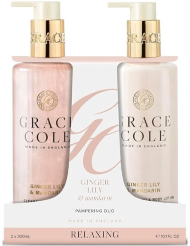 GRACE COLE Hand Set Ginger Lily & Mandarin DUO
