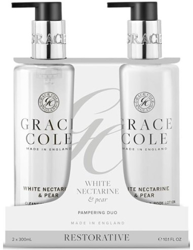 GRACE COLE Hand Set, White Nectarine / Pear DUO