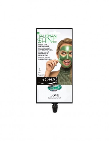 IROHA Talisman Shine | Peel - off Face Mask | Cleansing | Green 25ml