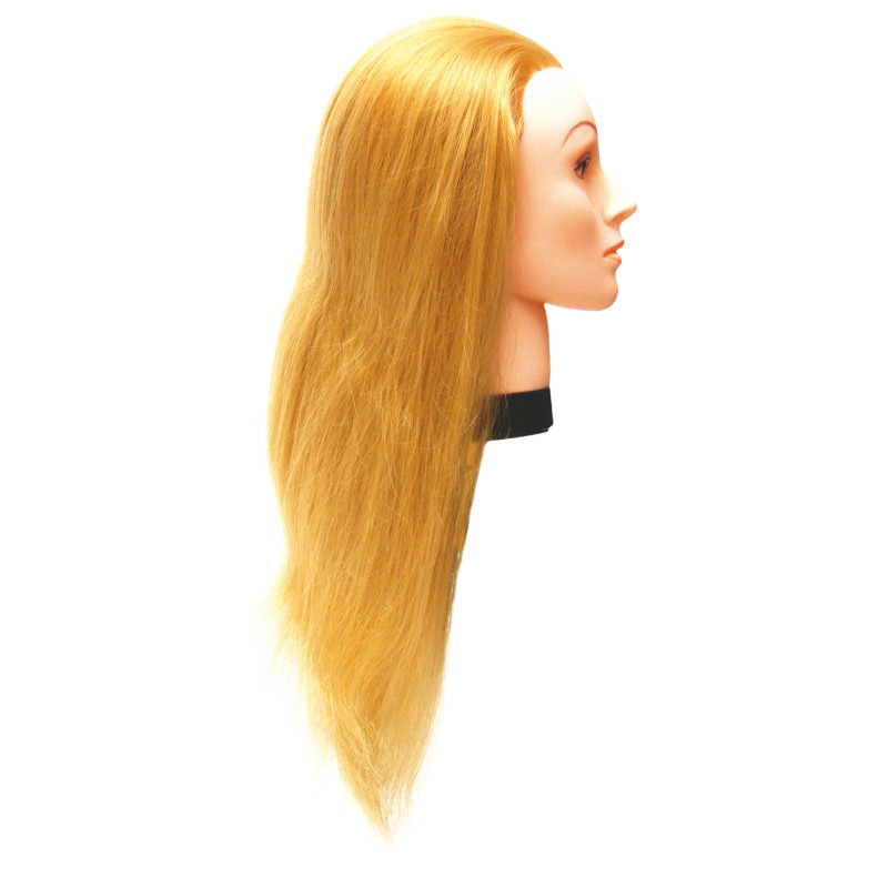 Manekena galva NICOLE, 100% Sintētiski mati, 45-50cm