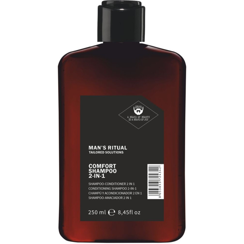 DEAR BEARD MAN`S RITUAL Šampūns + kondicionieris, mitrinošs 250ml