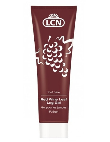 LCN Red Wine, Leaf Leg Gel - Mitrinošs, mīkstinošs gēls kājām ar vīnogu lapu ekstraktu 100ml