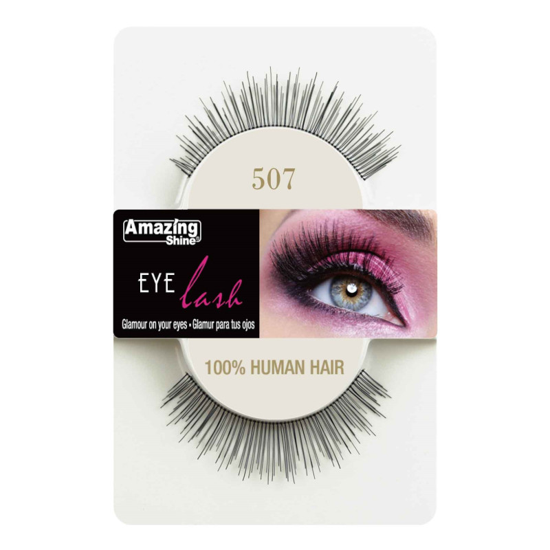 Eyelashes EL/507, 100% natural hair, 1 pair