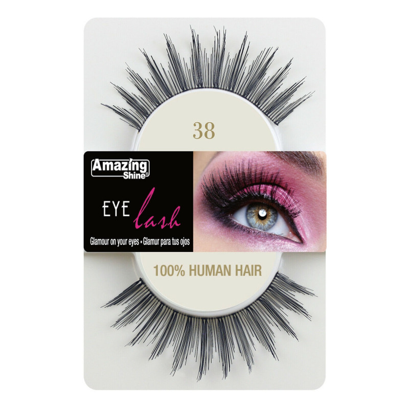 Eyelashes EL/38,(pair),100% natural hair,1pair.