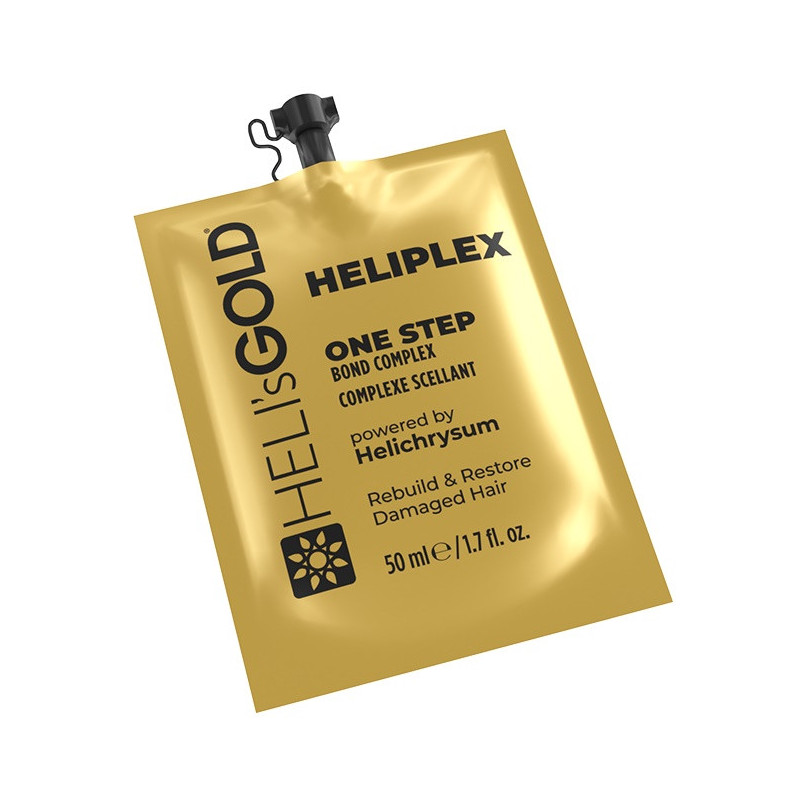 HELI´S GOLD HELIPLEX One Step Bond Complex Hair Serum powered by Helichrysum Rebuild & Restore Damaged Hair, 50ml