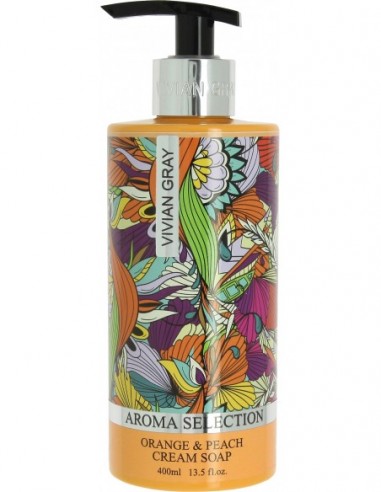 Aroma Selection Cream soap, peelsin / peach 400ml