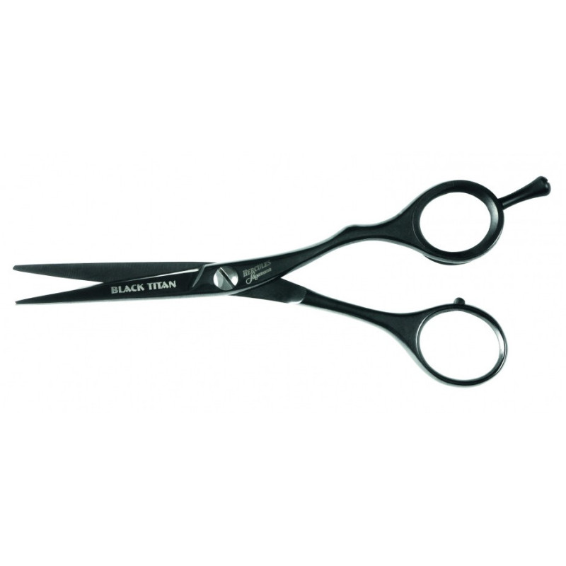 Hairdressing scissors Hercules Solingen Germany Black Titan 5.5"