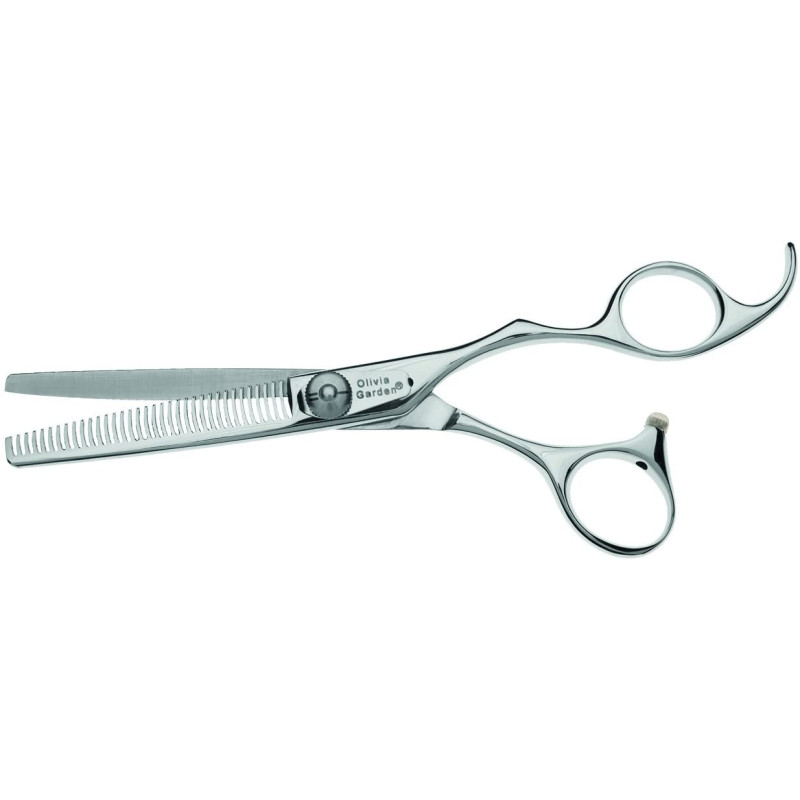 Thinning scissors Olivia Garden SILK CUT 6", 35 teeth, with case