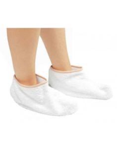 Cotton booties for paraffin...