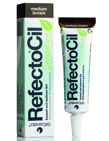 RefectoCil SENSI Eyebrow and eyelash color for sensitive skin, medium brown, 15ml