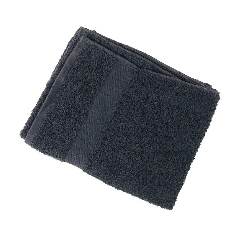 Towel 100% cotton, 40x80cm, 380 gr / m2, black