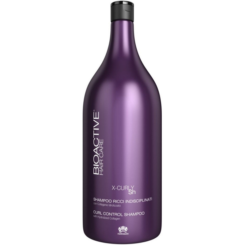 BIOACTIVE X-CURLY Šampūns lokainiem matiem, ar kolagēnu 1500ml
