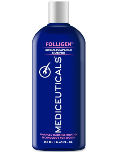 FOLLIGEN  BIOCLENZ Women's shampoo for hair growth 250 ml
