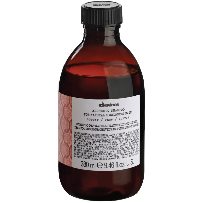 Alchemic vars tonējošais šampūns vara krāsas dabīgiem vai krāsotiem matiem 280ml