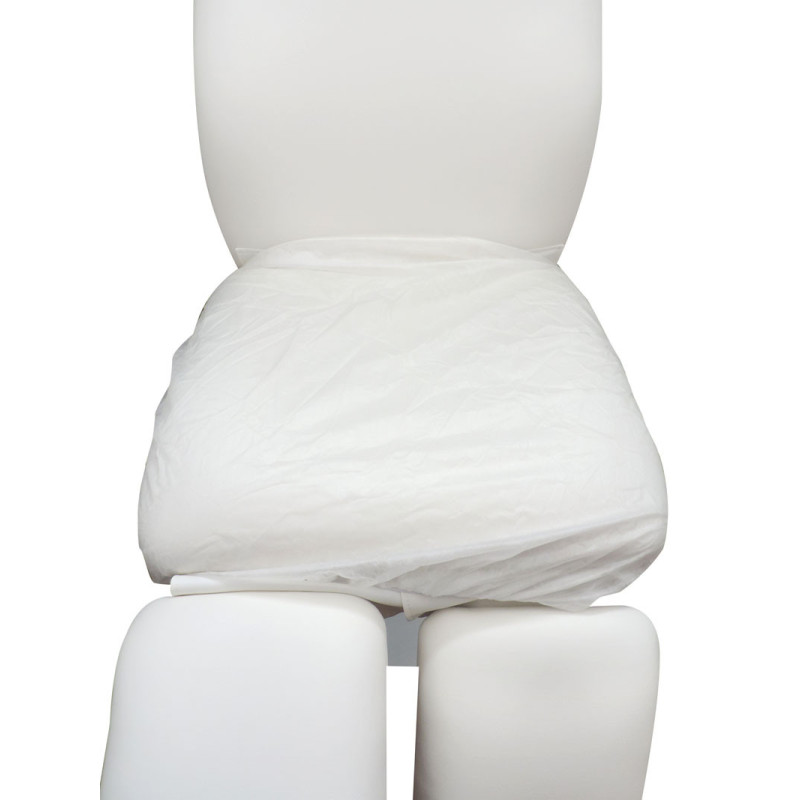 Sēdekļu pārvalks pedikīra krēslam ar gumijas lentēm, neausta materiāla 25 gr, 20gab.