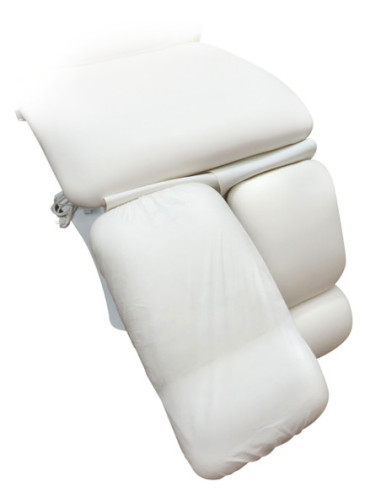 Kāju pārvalks pedikīra krēslam ar gumijas lentēm, neausta materiāla 25 gr, 40 gab.