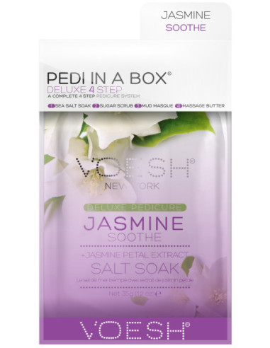 VOESH - Pedi in a Box - 4 Step Deluxe - Jasmine Soothe Set