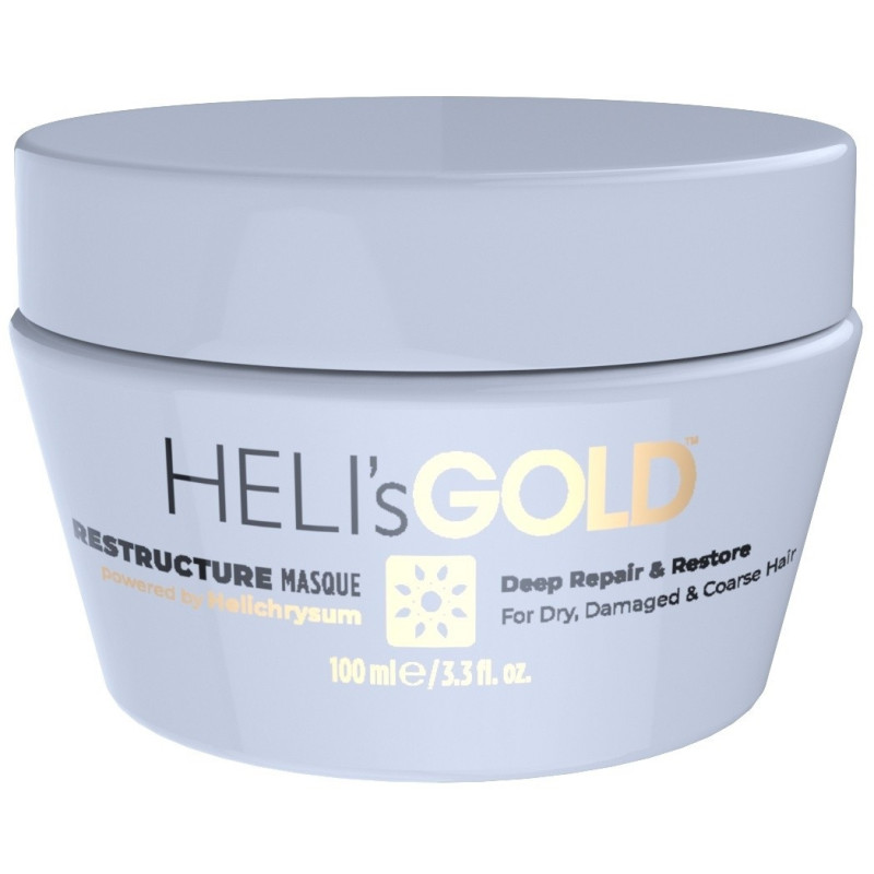 HELI'S GOLD Maska matiem, dziļi atjaunojoša, sausiem/bojātiem matiem 100ml