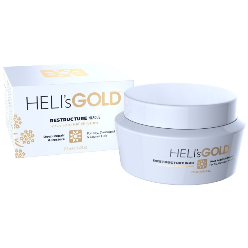 HELI'S GOLD Hair mask, regenerating, for demaged/dry hair, 250ml.
