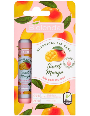 BIELENDA BOTANICAL LIP CARE,sweet mango,10g