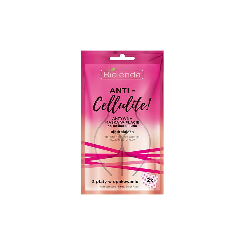 BIELENDA, ANTI-CELLULITE Anti-Cellulite Firming Sheet Mask  2pcs