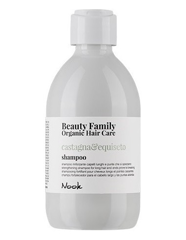 NOOK ORGANIC Beauty Šampūns, atjaunojošs-mīkstinošs, Kastanis/Kosas ekstrakts 60ml