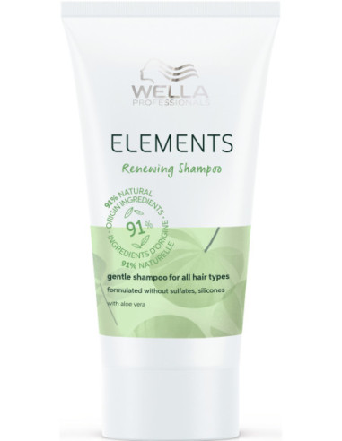 Elements Calming nomierinošs šampūns sausai un jutīgai galvas ādai 30ml