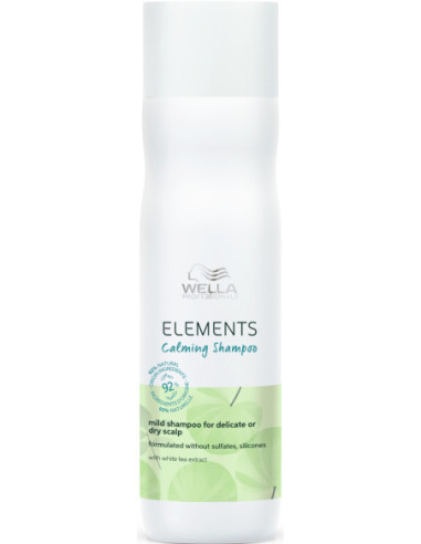 Elements Calming nomierinošs šampūns sausai un jutīgai galvas ādai 250ml