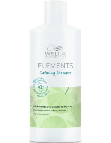 Elements Calming nomierinošs šampūns sausai un jutīgai galvas ādai 500ml