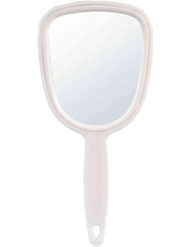 Cosmetic mirror with handle, 10x23cm
