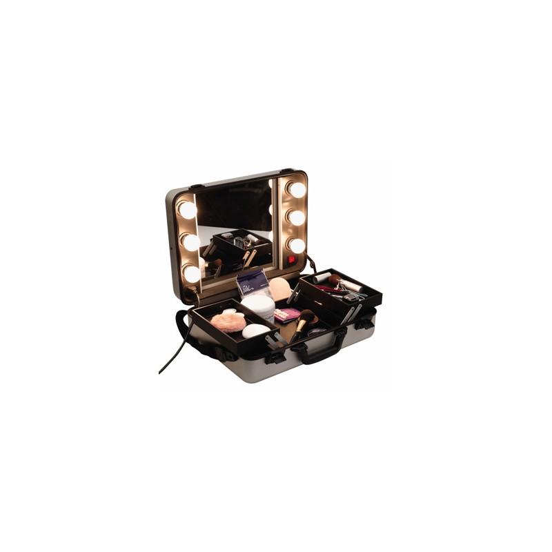 Studio Make-up case with mirror and lights