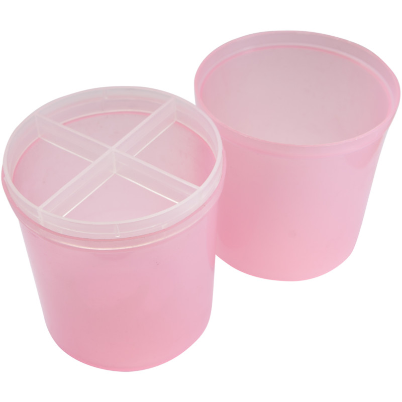 Glass for nail file holder, pink, plastic 1pc