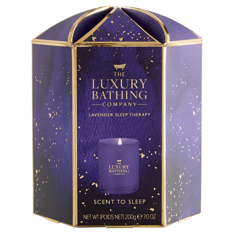 GRACE COLE Lavender Sleep Therapy aromātiskā svece dāvanu kastītē pa 200 g