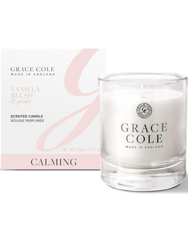 GRACE COLE Candle Vanilla Blush & Peony 200g