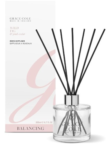 GRACE COLE Wild Fig and Pink Cedar Reed Diffuser 200ml