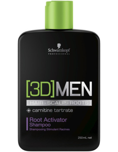 3D Men šampūns matu augšanai 250ml