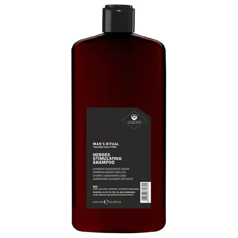 DEAR BEARD MAN`S RITUAL Šampūns pret matu izkrišanu, stimulējošs 1000ml