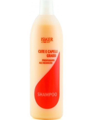 BIOETIKA ISIKER Šampūns taukainiem matiem, apelsīns 1000ml
