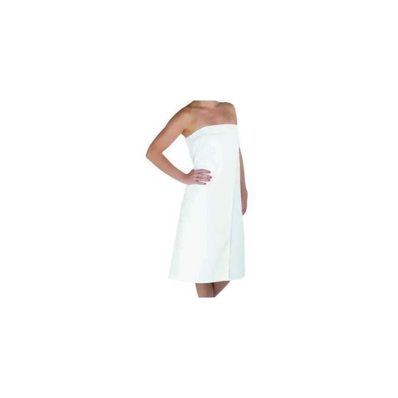Pareo SPA, cotton-polyester, white, 89cm, one size