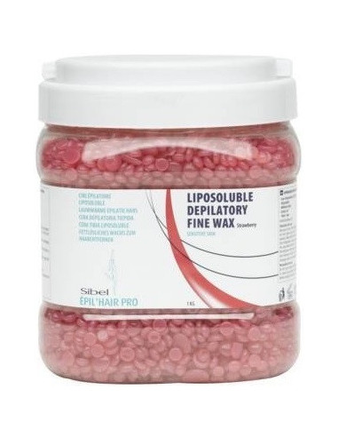 Hot wax for depilation, strawberry 1kg