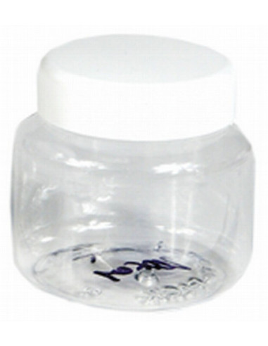 Empty Jar With Lid 250Ml Cream + Powder