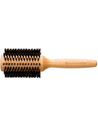 Bamboo Touch Blowout Hairbrush, wild boar bristle, antistatic, Ø40