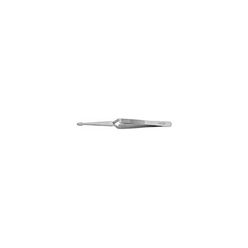 INOX Manicure tweezers, Angled clamp, stainless steel, 16cm