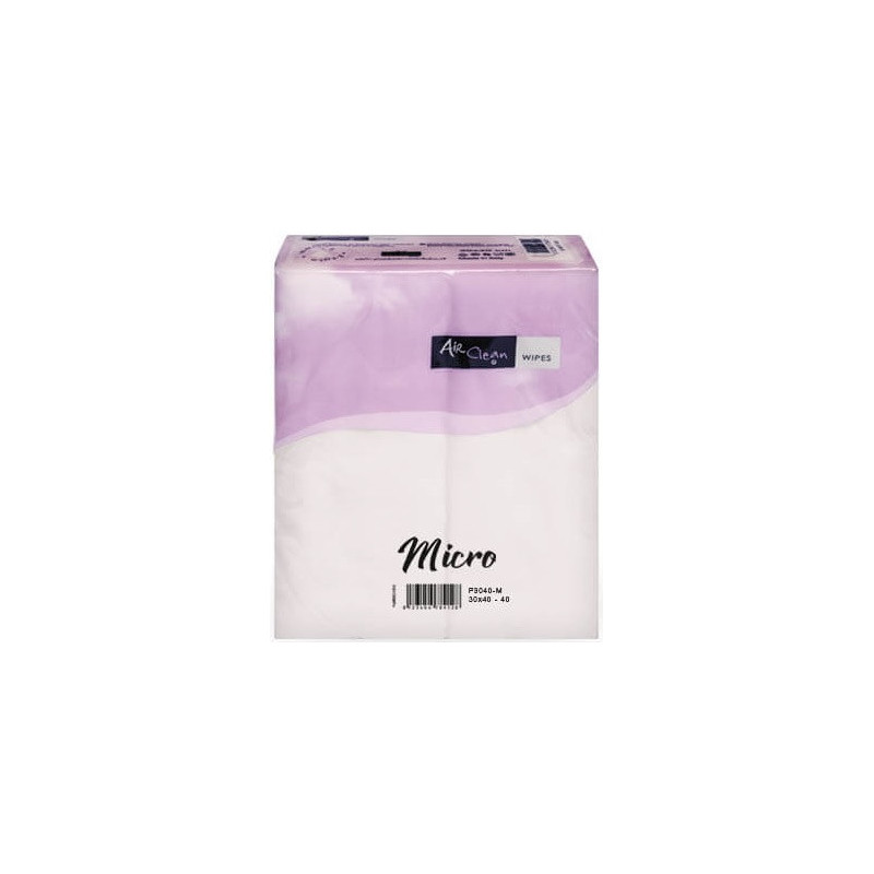 AirClean Micro Towels, non-woven material, 30X40cm (40 pieces/pack)