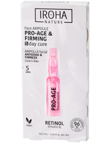 IROHA Ampoules, anti-aging, with retinol for normal / dry skin 1pcs